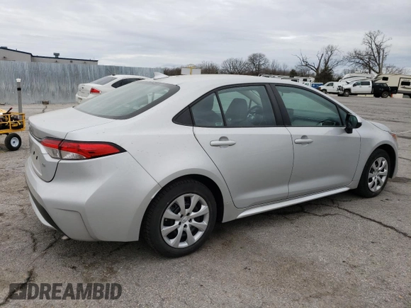 2022 Toyota Corolla LE with VIN 5YFEPMAE9NP329537, listed as a Copart auction lot 50352565 with 52,847 mi miles and Salvage Title. Bid and sale history available at carsss.com. Image 3.