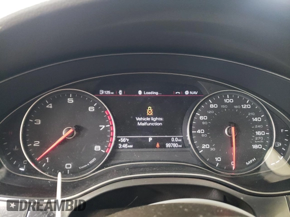 2012 Audi A7 3.0 Prestige with VIN WAU2GAFC2CN081082, listed as a Copart auction lot 49156885 with 99,780 mi miles and Salvage Title. Bid and sale history available at carsss.com. Image 9.