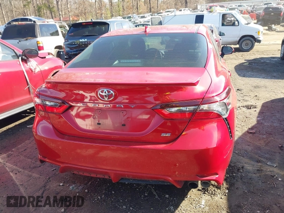 2021 Toyota Camry SE Nightshade with VIN 4T1G11AK1MU435153, listed as a IAAI auction lot 41389032 with 107,381 mi miles. Bid and sale history available at carsss.com. Image 16.