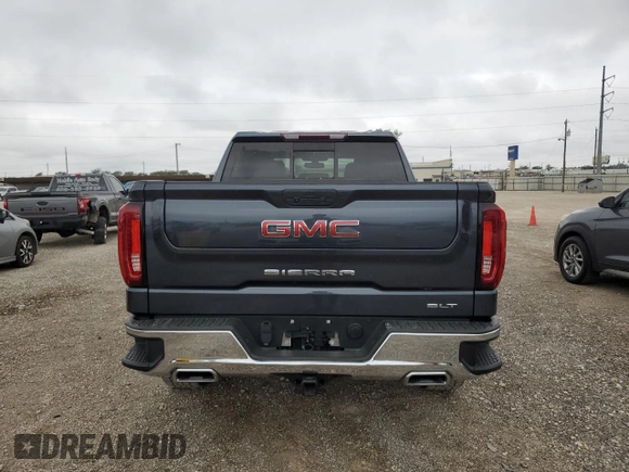 2021 GMC Sierra 1500 Limited SLT with VIN 1GTU9DET6MZ381209, listed as a Copart auction lot 71109394 with 44,649 mi miles and Salvage Title. Bid and sale history available at carsss.com. Image 6.
