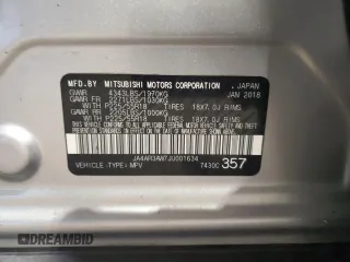 2018 Mitsubishi Outlander SE z VIN JA4AR3AW7JU001634, wystawiony jako Copart lot #60111115 z przebiegiem 44 679 mil mil oraz Szkoda całkowita • Salvage title. Historia ofert i sprzedaży dostępna na DreamBid. Obrazek 12.
