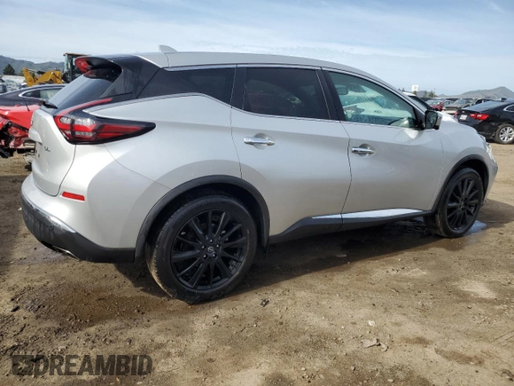 2023 Nissan Murano SL with VIN 5N1AZ2CJ7PC131408, listed as a Copart auction lot 45731385 with 42,936 mi miles and Non Repairable. Bid and sale history available at DreamBid. Image 3.