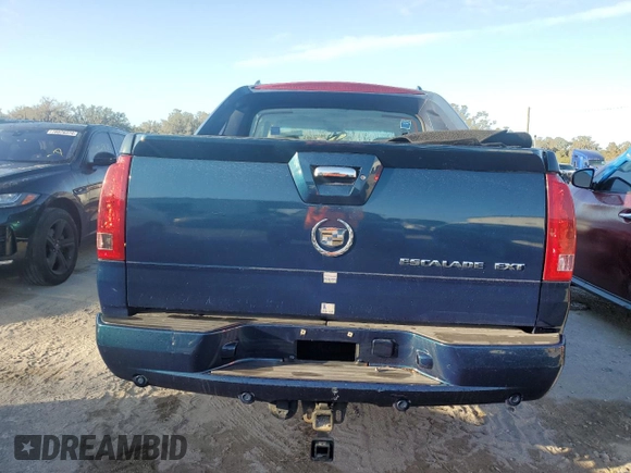2006 Cadillac Escalade EXT z VIN 3GYEK62NX6G184261, wystawiony jako Copart lot #76911964 z przebiegiem Nie podano mil oraz Szkoda całkowita • Salvage title. Historia ofert i sprzedaży dostępna na DreamBid. Obrazek 6.