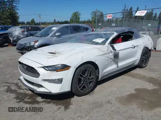 2022 Ford Mustang EcoBoost with VIN 1FATP8UH3N5113903, listed as a IAAI auction lot 39738627 with 33,463 mi miles. Bid and sale history available at carsss.com. Image 2.