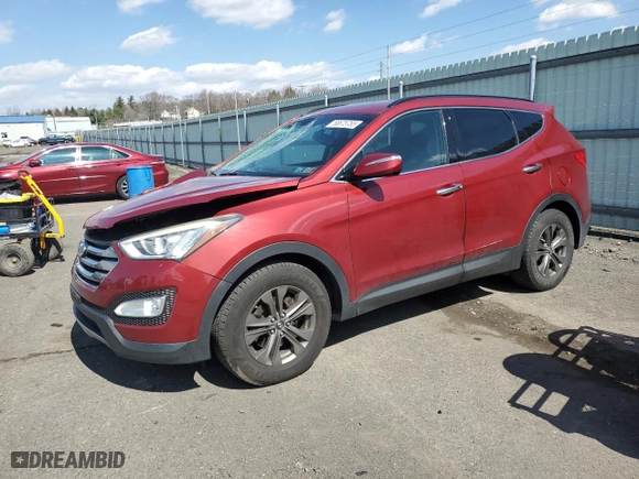 2013 Hyundai Santa Fe Sport with VIN 5XYZUDLB2DG003949, listed as a Copart auction lot 50675755 with 105,331 mi miles and Salvage Title. Bid and sale history available at carsss.com. Image 1.