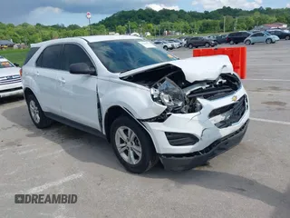 2017 Chevrolet Equinox LS z VIN 2GNALBEK0H1505187, wystawiony jako IAAI lot #42238833 z przebiegiem 122 503 mil mil oraz . Historia ofert i sprzedaży dostępna na DreamBid. Obrazek 1.