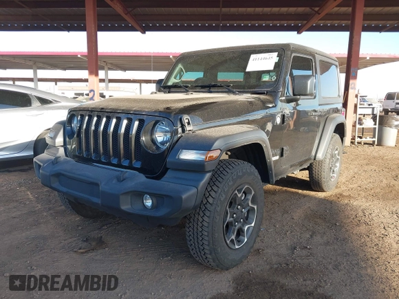 2021 Jeep Wrangler Sport S with VIN 1C4GJXAN5MW725966, listed as a IAAI auction lot 41144645 with 38,286 mi miles and . Bid and sale history available at DreamBid. Image 17.