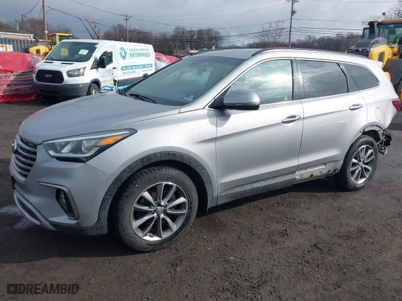 2017 Hyundai Santa Fe SE with VIN KM8SNDHF4HU207906, listed as a IAAI auction lot 41878415 with 116,592 mi miles. Bid and sale history available at carsss.com. Image 19.