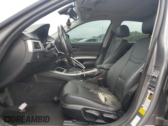2011 BMW 3 Series 328i with VIN WBAPH5C54BA445749, listed as a Copart auction lot 55061135 with 124,159 mi miles and Salvage title. Bid and sale history available at DreamBid. Image 7.