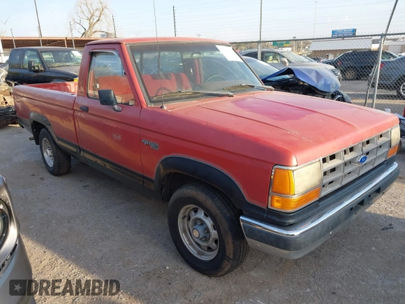 1989 Ford Ranger XLT with VIN 1FTCR10A6KUC37010, listed as a IAAI auction lot 41892634 with 52,902 mi miles. Bid and sale history available at carsss.com. Image 1.