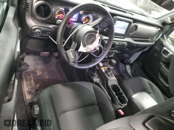 2023 Jeep Wrangler Sport with VIN 1C4HJXAG7PW617021, listed as a Copart auction lot 59928305 with 8,503 mi miles and Salvage title. Bid and sale history available at DreamBid. Image 8.