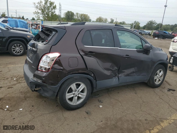 2016 Chevrolet Trax LT with VIN KL7CJLSB4GB644249, listed as a Copart auction lot 49577825 with 93,181 mi miles and Non Repairable. Bid and sale history available at carsss.com. Image 3.
