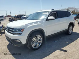 2019 Volkswagen Atlas SE z VIN 1V2WR2CA7KC598569, wystawiony jako Copart lot #52291815 z przebiegiem 92 778 mil mil oraz Szkoda całkowita • Salvage title. Historia ofert i sprzedaży dostępna na DreamBid. Obrazek 1.