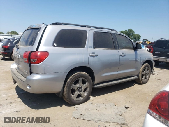 2011 Toyota Sequoia SR5 with VIN 5TDBY5G1XBS054676, listed as a Copart auction lot 64654794 with 203,823 mi miles and Salvage Title. Bid and sale history available at carsss.com. Image 3.