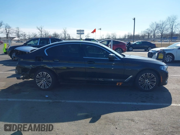 2019 BMW 5 Series 530i xDrive with VIN WBAJA7C50KG910787, listed as a IAAI auction lot 41761104 with 65,018 mi miles. Bid and sale history available at carsss.com. Image 13.