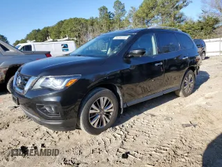 2019 Nissan Pathfinder SL with VIN 5N1DR2MM3KC588909, listed as a Copart auction lot 50764135 with 182,008 mi miles and Salvage Title. Bid and sale history available at carsss.com. Image 1.