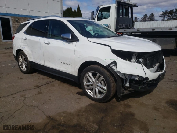 2018 Chevrolet Equinox Premier with VIN 3GNAXVEV8JL113417, listed as a Copart auction lot 49829995 with 91,537 mi miles and Salvage Title. Bid and sale history available at carsss.com. Image 4.