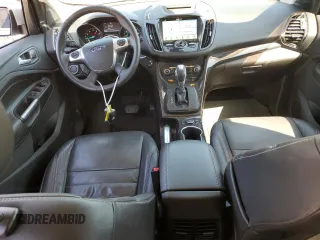 2016 Ford Escape Titanium with VIN 1FMCU9J98GUC00707, listed as a Copart auction lot 54197425 with 95,568 mi miles and Salvage Title. Bid and sale history available at DreamBid. Image 8.