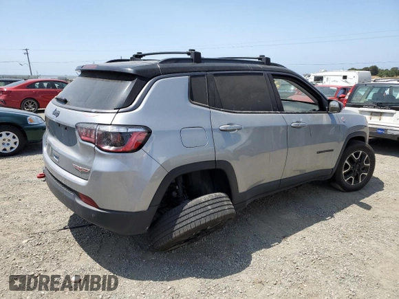 2021 Jeep Compass Trailhawk with VIN 3C4NJDDB6MT564816, listed as a Copart auction lot 57534505 with 87,177 mi miles and Salvage title. Bid and sale history available at DreamBid. Image 3.