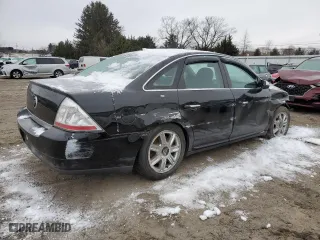 2008 Mercury Sable Premier with VIN 1MEHM42W28G600990, listed as a Copart auction lot 88950225 with 132,873 mi miles and Salvage Title. Bid and sale history available at carsss.com. Image 3.