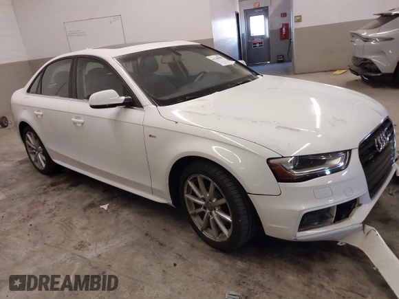 2016 Audi A4 Premium Plus with VIN WAUFFAFL5GN006323, listed as a IAAI auction lot 41299095 with 106,166 mi miles. Bid and sale history available at carsss.com. Image 1.