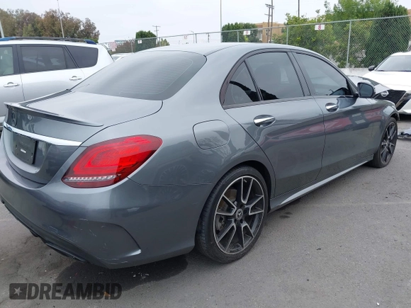 2021 Mercedes-Benz C 300 with VIN W1KWF8DBXMR610661, listed as a IAAI auction lot 42360586 with 47,967 mi miles and . Bid and sale history available at DreamBid. Image 4.