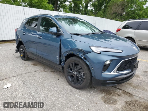 2024 Buick Encore GX Sport Touring with VIN KL4AMDSLXRB004172, listed as a Copart auction lot 59204185 with 15,838 mi miles and Salvage title. Bid and sale history available at DreamBid. Image 4.