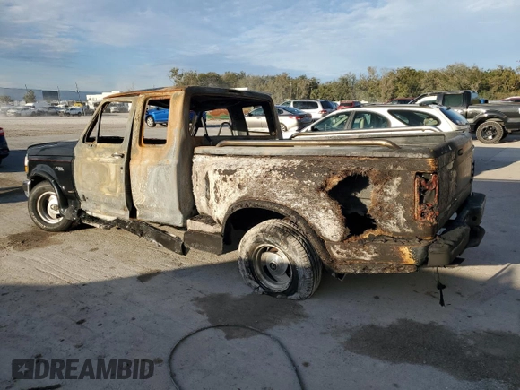 1995 Ford F-150 with VIN 1FTEX15N4SKB61115, listed as a Copart auction lot 88671065 with 0 mi miles and Non Repairable. Bid and sale history available at carsss.com. Image 2.