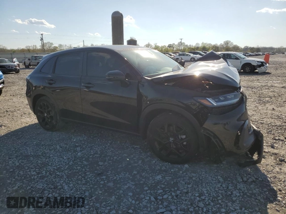 2023 Honda HR-V Sport with VIN 3CZRZ1H53PM735429, listed as a Copart auction lot 50598845 with Not Provided miles and Clean Title. Bid and sale history available at carsss.com. Image 4.