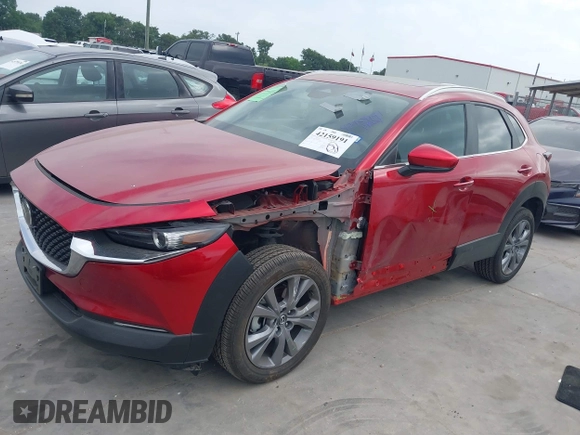 2025 Mazda CX-30 S Carbon Edition with VIN 3MVDMBCM8SM793580, listed as a IAAI auction lot 42159191 with 3,857 mi miles and . Bid and sale history available at DreamBid. Image 15.