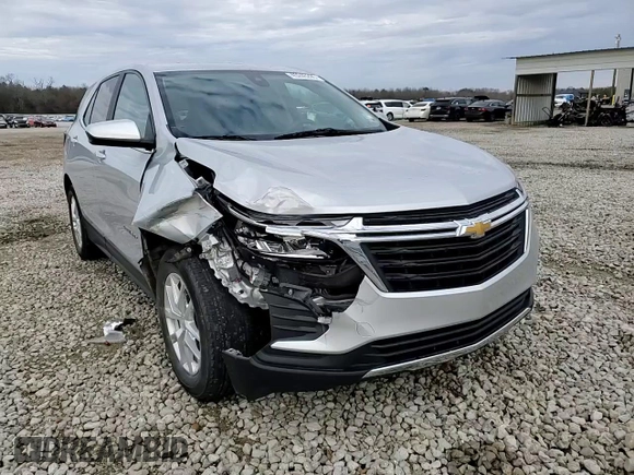 2022 Chevrolet Equinox LT with VIN 3GNAXKEV5NL182666, listed as a Copart auction lot 45246295 with 66,177 mi miles and Salvage Title. Bid and sale history available at DreamBid. Image 12.