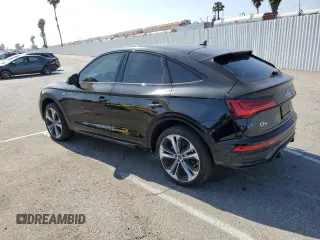 2023 Audi Q5 Sportback S line Prestige with VIN WA16AAFYXP2017035, listed as a Copart auction lot 58256284 with 13,270 mi miles and Salvage title. Bid and sale history available at DreamBid. Image 2.