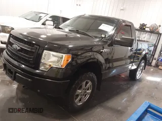 2014 Ford F-150 XL with VIN 1FTMF1EM8EFB34695, listed as a IAAI auction lot 41743020 with 129,749 mi miles. Bid and sale history available at carsss.com. Image 18.
