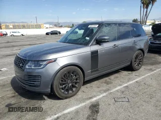 2018 Land Rover Range Rover HSE z VIN SALGS2SV4JA500860, wystawiony jako Copart lot #46641025 z przebiegiem 80 698 mil mil oraz Szkoda całkowita • Salvage title. Historia ofert i sprzedaży dostępna na DreamBid. Obrazek 1.
