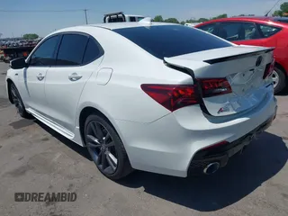 2018 Acura TLX w/A-SPEC Pkg with VIN 19UUB3F69JA001721, listed as a IAAI auction lot 42126994 with 100,020 mi miles and . Bid and sale history available at DreamBid. Image 3.