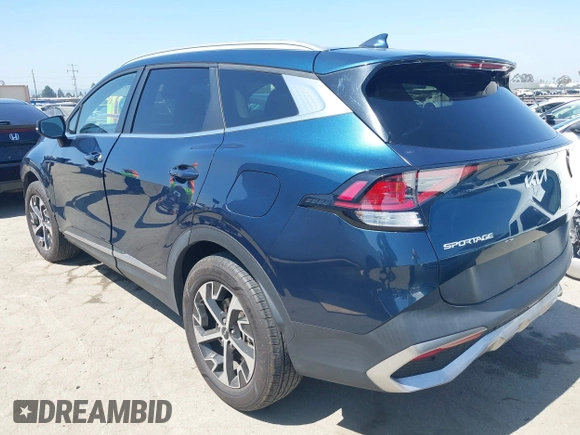 2023 Kia Sportage EX with VIN KNDPVCAG4P7018273, listed as a IAAI auction lot 42374790 with 25,814 mi miles and . Bid and sale history available at DreamBid. Image 3.