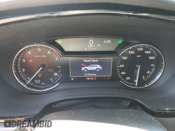 2020 Cadillac XT5 Luxury FWD with VIN 1GYKNAR42LZ170585, listed as a Copart auction lot 49663485 with 78,718 mi miles and Salvage title. Bid and sale history available at DreamBid. Image 9.