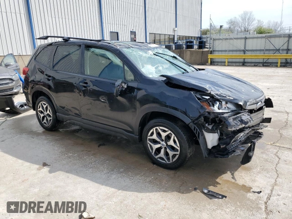 2020 Subaru Forester Premium with VIN JF2SKAJCXLH497972, listed as a Copart auction lot 52358375 with 57,855 mi miles and Non repairable. Bid and sale history available at DreamBid. Image 4.