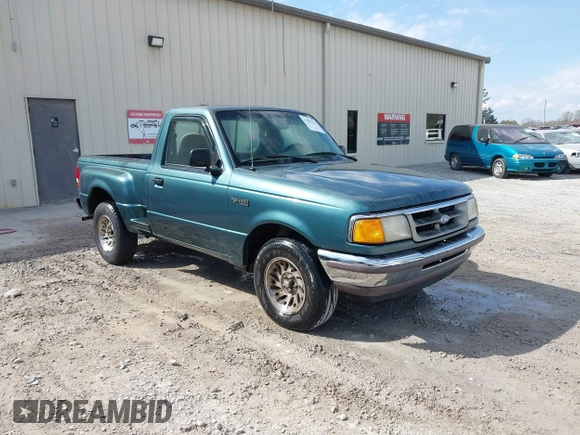 1997 Ford Ranger XLT with VIN 1FTCR10A4VPB14230, listed as a IAAI auction lot 41791727 with 244,722 mi miles. Bid and sale history available at carsss.com. Image 1.