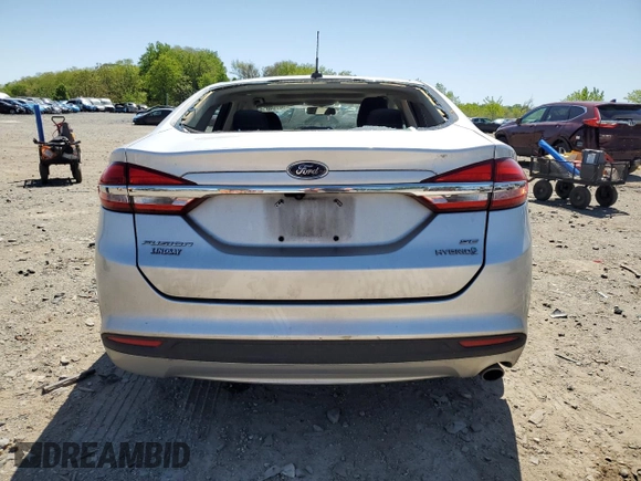 2017 Ford Fusion Hybrid SE with VIN 3FA6P0LU9HR234286, listed as a Copart auction lot 54794015 with 125,856 mi miles and Salvage title. Bid and sale history available at DreamBid. Image 6.
