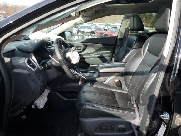 2023 Nissan Murano SL with VIN 5N1AZ2CJ4PC124965, listed as a Copart auction lot 46850145 with 51,672 mi miles and Non Repairable. Bid and sale history available at DreamBid. Image 7.