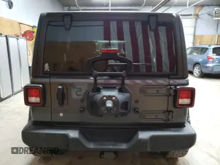 2018 Jeep Wrangler Unlimited Sport S z VIN 1C4HJXDN8JW262507, wystawiony jako Copart lot #60594625 z przebiegiem 106 793 mil mil oraz Czysty tytuł • Clean title. Historia ofert i sprzedaży dostępna na DreamBid. Obrazek 6.