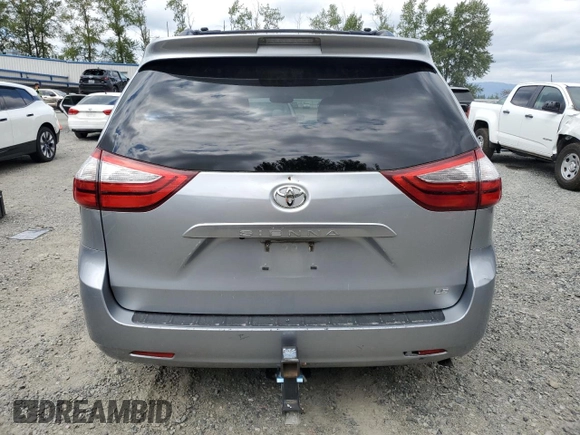 2016 Toyota Sienna LE AAS с VIN 5TDKK3DC4GS754504, выставлен на аукционе Copart как лот 58008315 с пробегом 83 519 миль миль и Списание • Salvage title. История ставок и продаж доступна на DreamBid. Изображение 6.