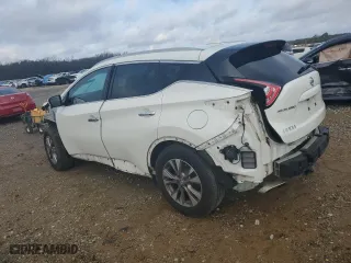 2018 Nissan Murano SL with VIN 5N1AZ2MH5JN156055, listed as a Copart auction lot 42683055 with 103,217 mi miles and Salvage Title. Bid and sale history available at carsss.com. Image 2.