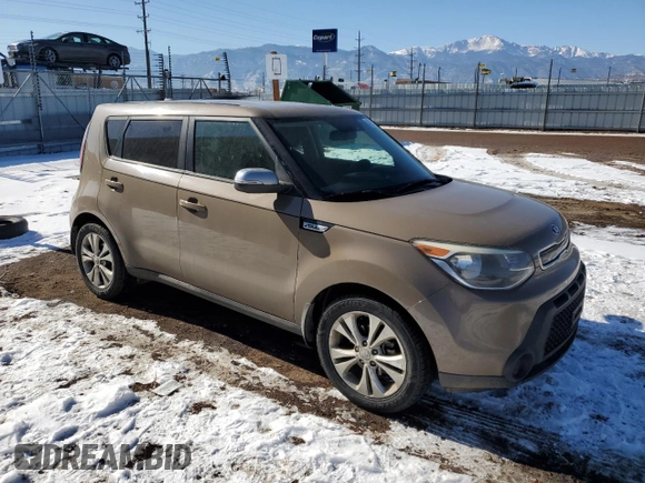 2014 Kia Soul + with VIN KNDJP3A53E7098242, listed as a Copart auction lot 42614835 with 131,933 mi miles and Salvage Title. Bid and sale history available at carsss.com. Image 4.
