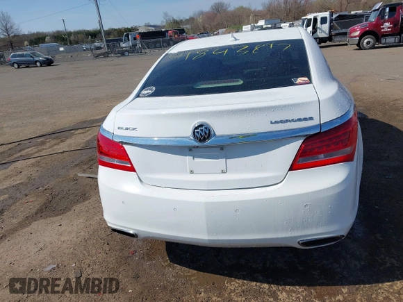 2014 Buick LaCrosse Premium I with VIN 1G4GD5G36EF304692, listed as a IAAI auction lot 41843897 with 65,774 mi miles and . Bid and sale history available at DreamBid. Image 17.