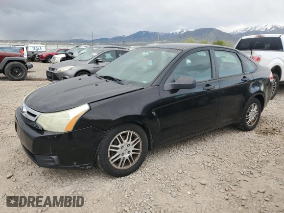 2010 Ford Focus SE with VIN 1FAHP3FN4AW217722, listed as a Copart auction lot 54393865 with 229,688 mi miles and Salvage Title. Bid and sale history available at DreamBid. Image 1.