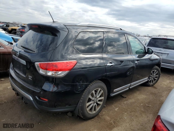 2015 Nissan Pathfinder Platinum with VIN 5N1AR2MM9FC624949, listed as a Copart auction lot 50664315 with 178,628 mi miles and Clean Title. Bid and sale history available at carsss.com. Image 3.
