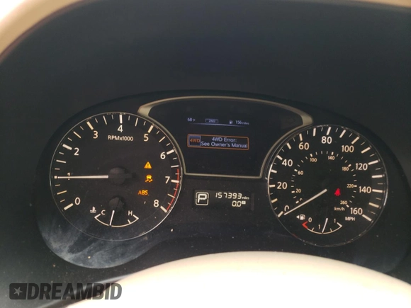 2015 Nissan Pathfinder Platinum with VIN 5N1AR2MM0FC604010, listed as a Copart auction lot 62096355 with 157,393 mi miles and Clean title. Bid and sale history available at DreamBid. Image 9.