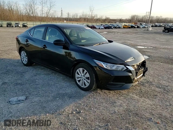 2020 Nissan Sentra S with VIN 3N1AB8BV7LY232520, listed as a Copart auction lot 49488435 with 47,225 mi miles and Salvage Title. Bid and sale history available at carsss.com. Image 13.